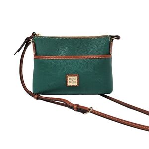 DOONEY & BOURKE PEBBLE LEATHER GINGER POUCHETTE CROSSBODY BAG